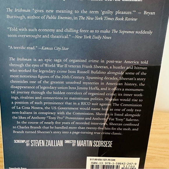 The Irishman Book - Picture 3 of 3